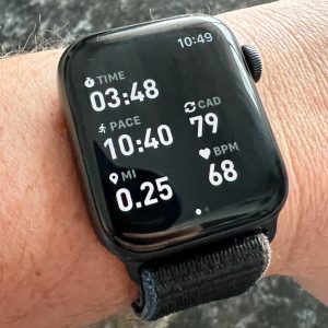 Photo of Apple Watch running Cadence