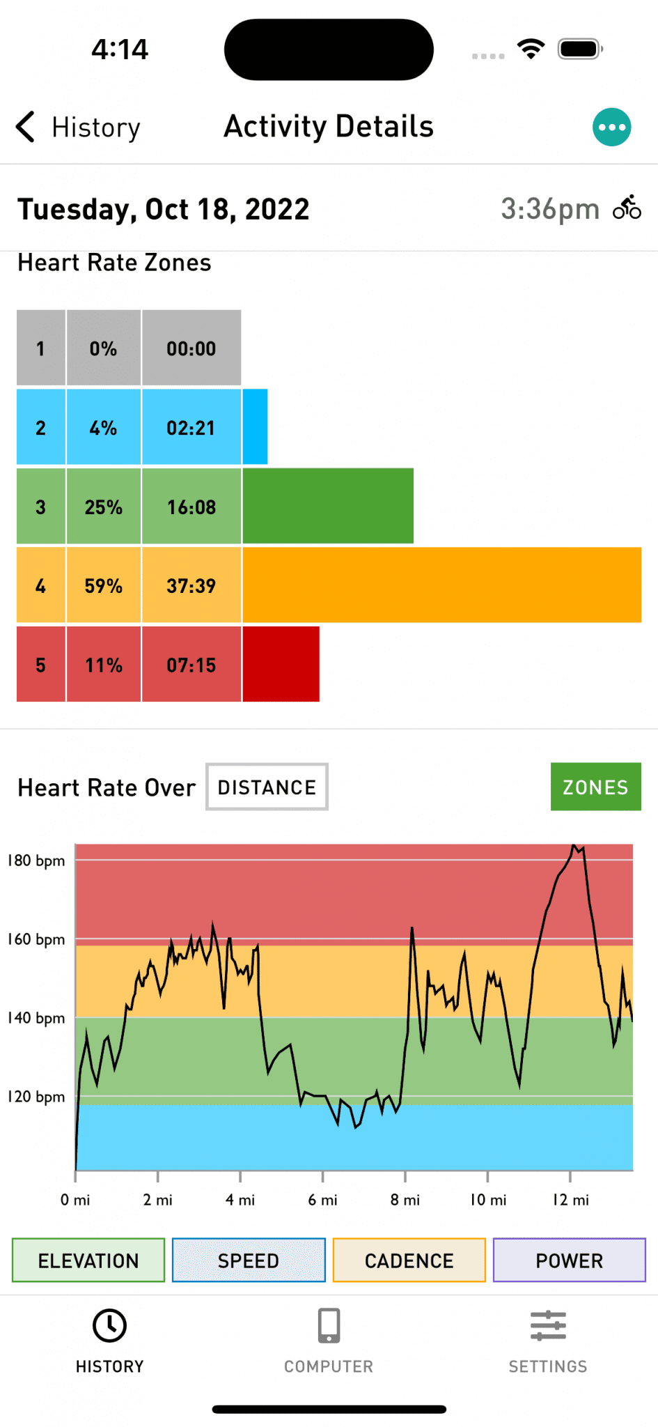 Cadence 1.7.8 adds Custom Heart Rate and Power Zones and More