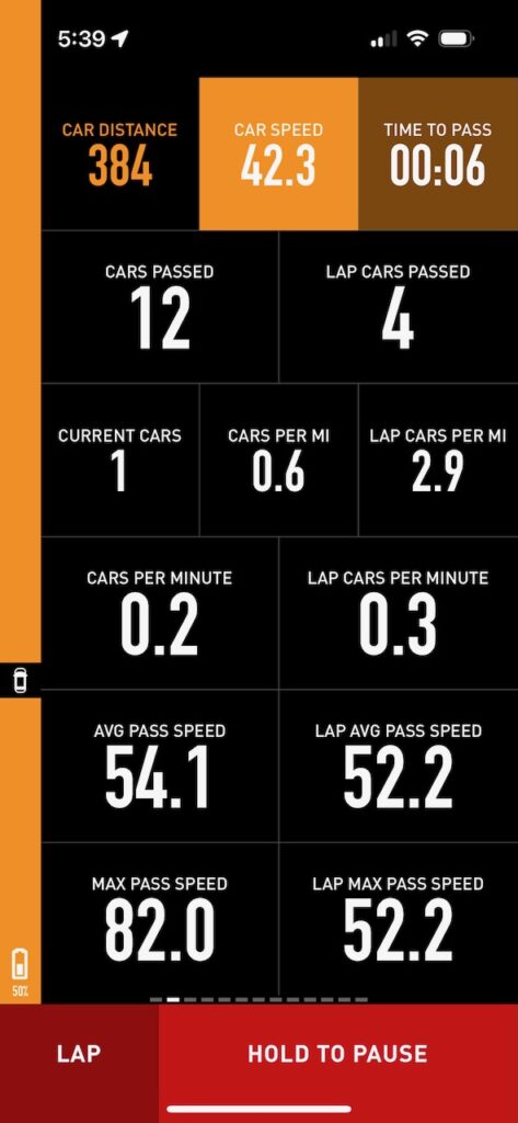 Live radar metrics in Cadence